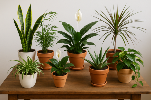 Plantas que eliminam toxinas do ar