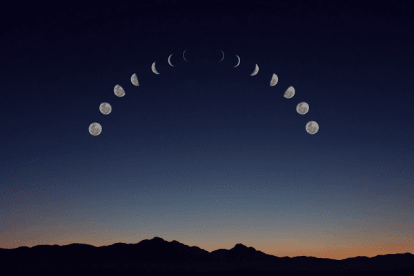 calendário lunar 2025 Imagens Canva