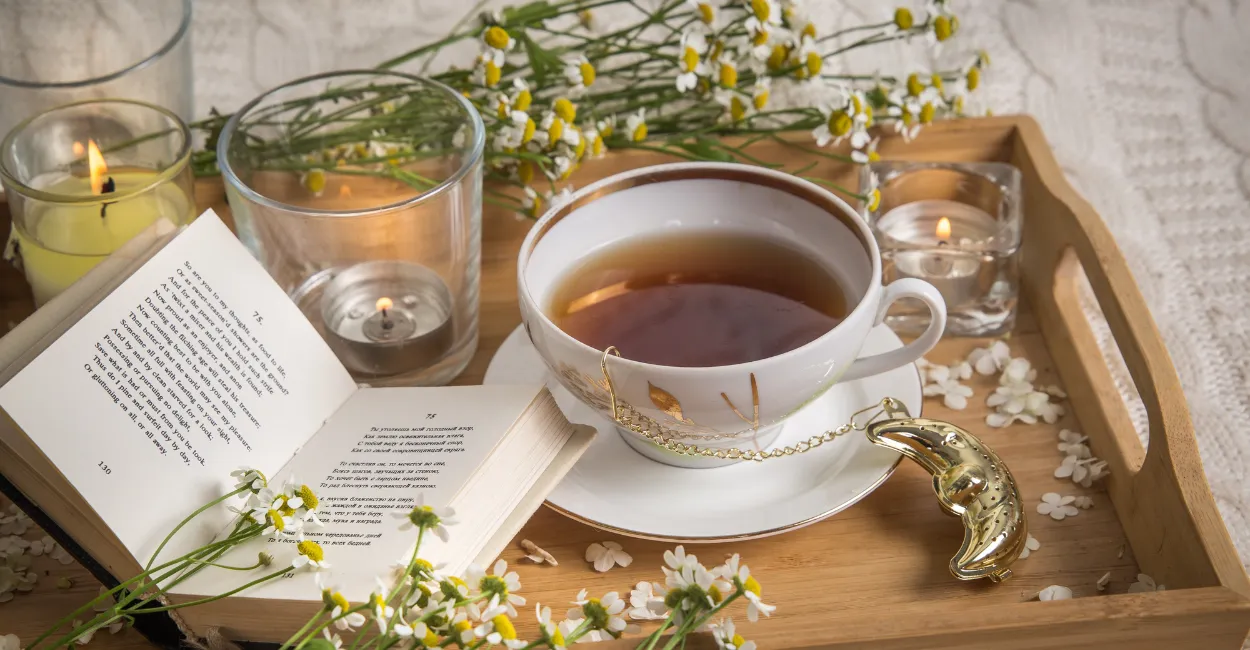 cha de camomila Imagem Canva Pro