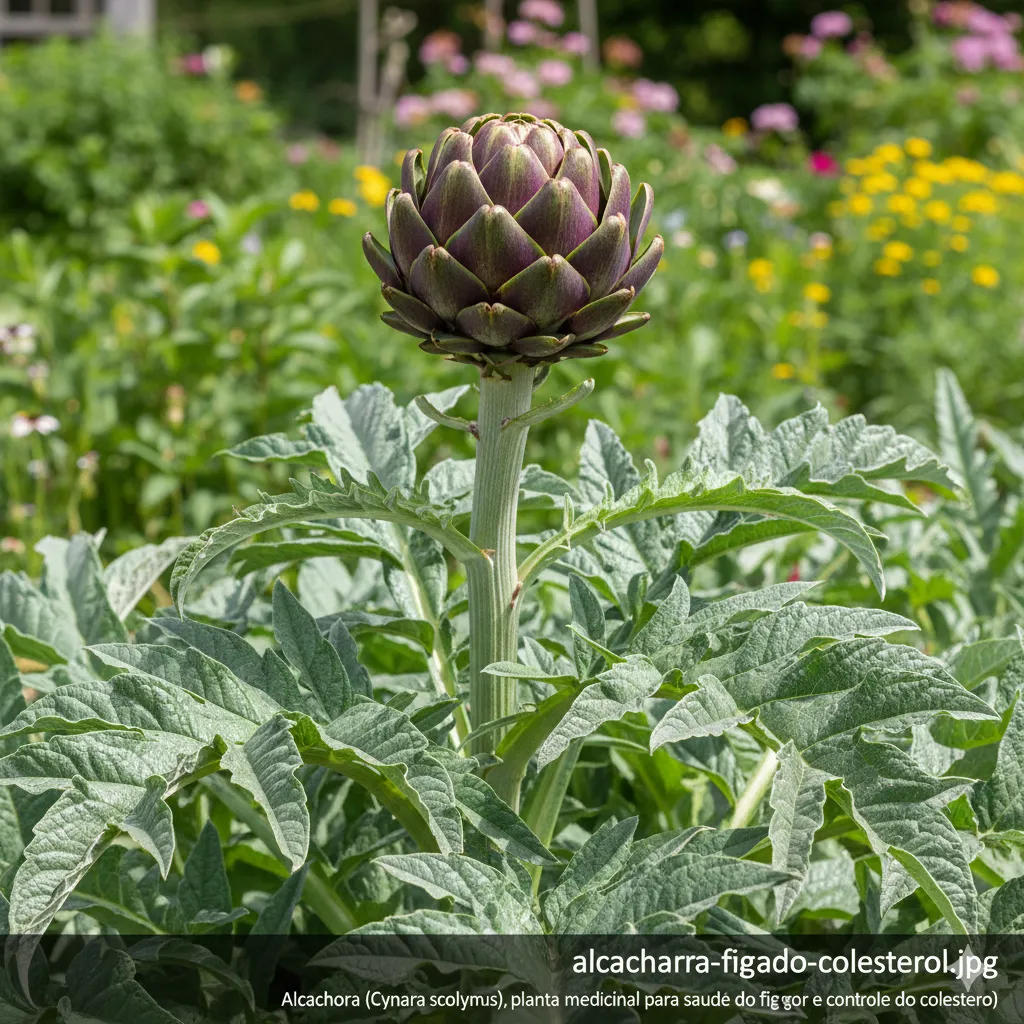 alcachofra figado colesterol