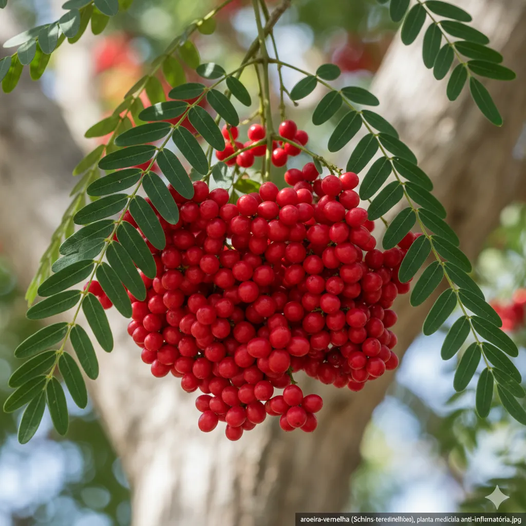 aroeira vermelha anti inflamatoria