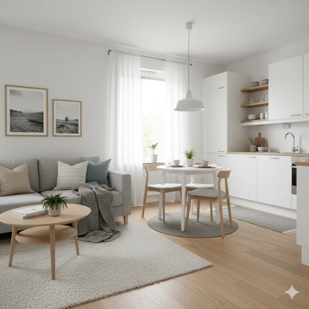 cozinha decoração escandinava